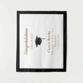 Gefeliciteerd Afstuderen met Pet Wandkleed (Voorkant)