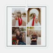 Gefeliciteerd Afstuderen Metal Ornament (Achterkant)