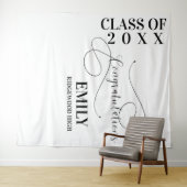 Gefeliciteerd Afstuderen Naam 2025 afstuderen Wandkleed (In Situ (horizontaal))