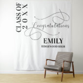 Gefeliciteerd Afstuderen Naam 2025 afstuderen Wandkleed (In situ)