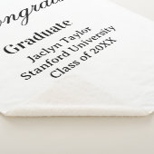 Gefeliciteerd afstuderen naam universiteit naam kl sherpa deken (3/4)
