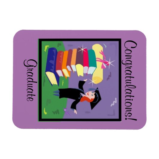 Gefeliciteerd Afstuderen! Party Favor Magneten (Horizontaal)