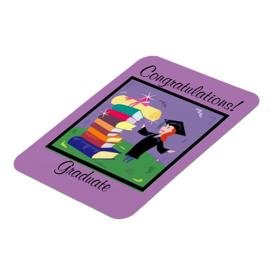 Gefeliciteerd Afstuderen! Party Favor Magneten (Linkerzijde)