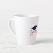 Gefeliciteerd afstuderen pet koffie Mok (Linkerhoek)