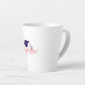 Gefeliciteerd afstuderen pet koffie Mok (Rechterhoek)