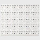 Gefeliciteerd Afstuderen, Pet, Tassel, Blue, Gold Cadeaupapier (Vlak)