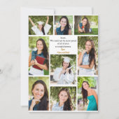 Gefeliciteerd Afstuderen Photo Collage Kaart (Voorkant)