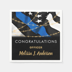 Gefeliciteerd Afstuderen politiefunctionaris Servet