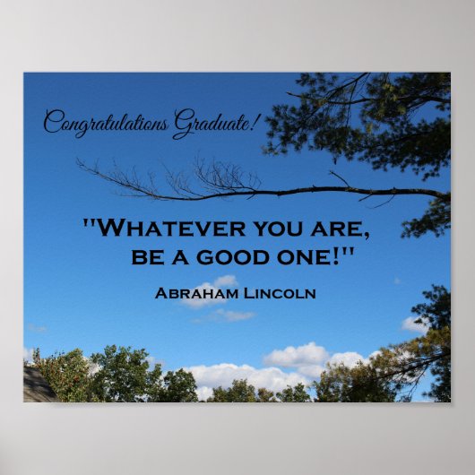 Gefeliciteerd Afstuderen! Poster (Voorkant)