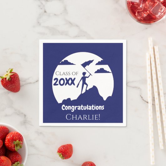 Gefeliciteerd Afstuderen prestatie Napkin 2024 Servet (Insitu)