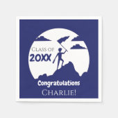 Gefeliciteerd Afstuderen prestatie Napkin 2024 Servet (Voorkant)