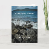 Gefeliciteerd Afstuderen prestatie persoonlijke Kaart (Voorkant)