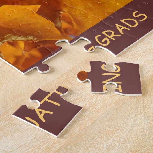 Gefeliciteerd AFSTUDEREN puzzels Afstuderende puzz (Zijkant)