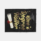 Gefeliciteerd Afstuderen Quotes One Degree Hotte Fleece Deken (Voorkant (Horizontaal))