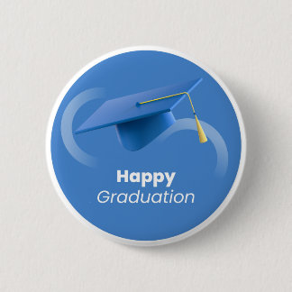 "Gefeliciteerd Afstuderen!" Ronde Button 5,7 Cm