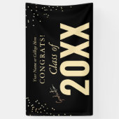 Gefeliciteerd Afstuderen School naam Spandoek (Verticaal)