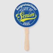 Gefeliciteerd Afstuderen Senior Class Handwaaier (Voorkant)