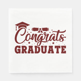 Gefeliciteerd Afstuderen Servet