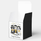 Gefeliciteerd Afstuderen Shih Tzu Dogs Bedankdoosjes (Geopend)
