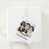 Gefeliciteerd Afstuderen Shih Tzu Dogs Bedankjes Labels (In situ)