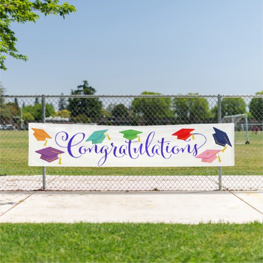 Gefeliciteerd Afstuderen Spandoek (Insitu)