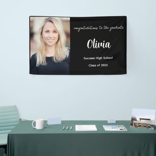 Gefeliciteerd Afstuderen Spandoek (Beurs)