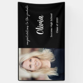 Gefeliciteerd Afstuderen Spandoek (Verticaal)