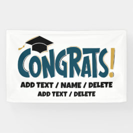 Gefeliciteerd Afstuderen Spandoek