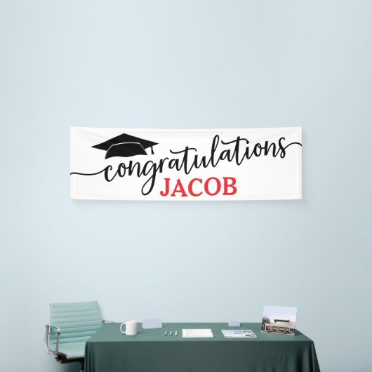 Gefeliciteerd Afstuderen Spandoek (Beurs)