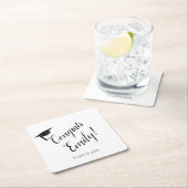 Gefeliciteerd Afstuderen Square Onderzetters (Insitu)