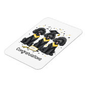 Gefeliciteerd Afstuderen Standaard Poedel Honden Magneet (Linkerzijde)