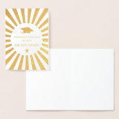 Gefeliciteerd Afstuderen Sunburst Folie Kaarten (Display)
