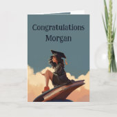 Gefeliciteerd Afstuderen Trots op U Kaart (Voorkant)