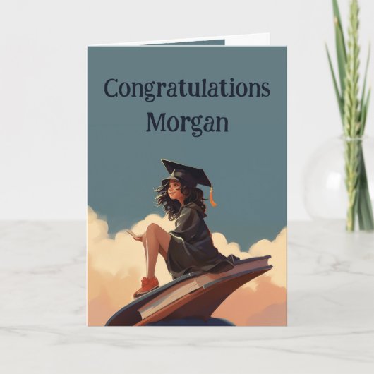 Gefeliciteerd Afstuderen Trots op U Kaart (Voorkant)