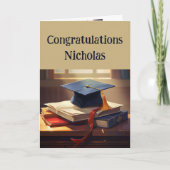 Gefeliciteerd Afstuderen Trots op U Kaart (Voorkant)