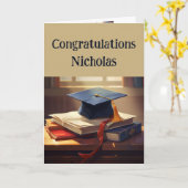 Gefeliciteerd Afstuderen Trots op U Kaart (Gele Bloem)