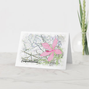 Gefeliciteerd Afstuderen van de middelbare school  Kaart