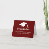 Gefeliciteerd afstuderen van de rechtenschool kaart (Voorkant)