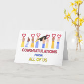 Gefeliciteerd Afstuderen van Ons Allen Kaart (Gele Bloem)