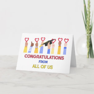 Gefeliciteerd Afstuderen van Ons Allen Kaart