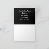 Gefeliciteerd afstuderen Voeg naam toe Class Year Kaart (Binnen)