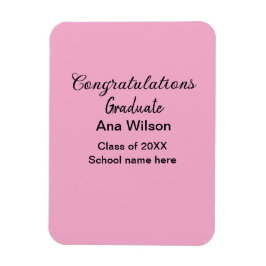Gefeliciteerd afstuderen Voeg naam toe Class Year  Magneet