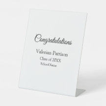 Gefeliciteerd afstuderen voeg schoolnaam eenvoudig