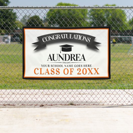 Gefeliciteerd, Afstuderen voor leerlingen Spandoek (Insitu)