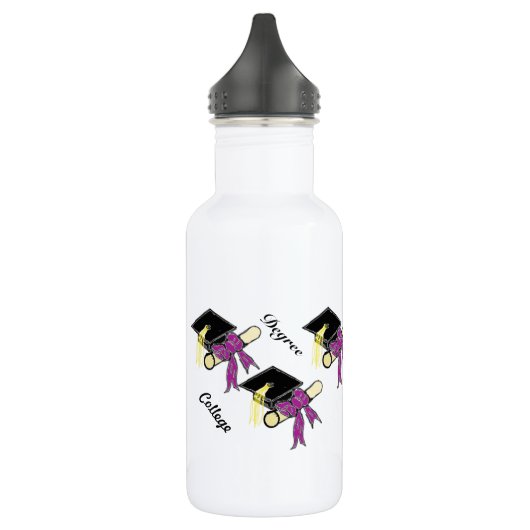 Gefeliciteerd, Afstuderen!! Waterfles (Links)