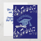 Gefeliciteerd Afstuderen wenskaart: Feestdagenkaart (Voorkant / Achterkant)