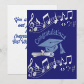 Gefeliciteerd Afstuderen wenskaart: Feestdagenkaart (Voorkant / Achterkant)