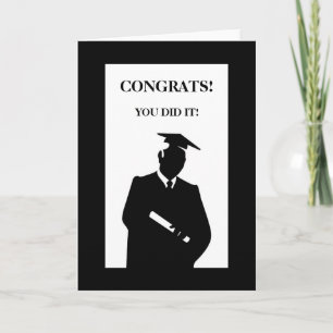 Gefeliciteerd Afstuderen Wenskaart Kaart