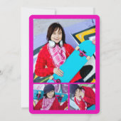 Gefeliciteerd Afstuderen Yellow Cutout Photo Afstu Kaart (Achterkant)