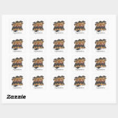 Gefeliciteerd Afstuderen Yorkshire Terrier Dogs Vierkante Sticker (Vel)
